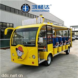  定制鸿畅达带卡通电动观光车